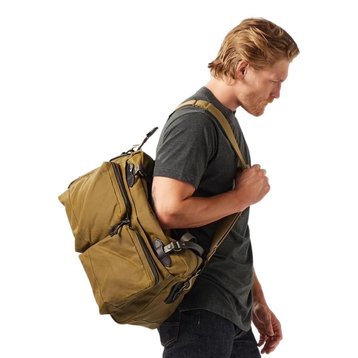 48 Hour Tin Cloth Duffle Dark Tan - Duffle