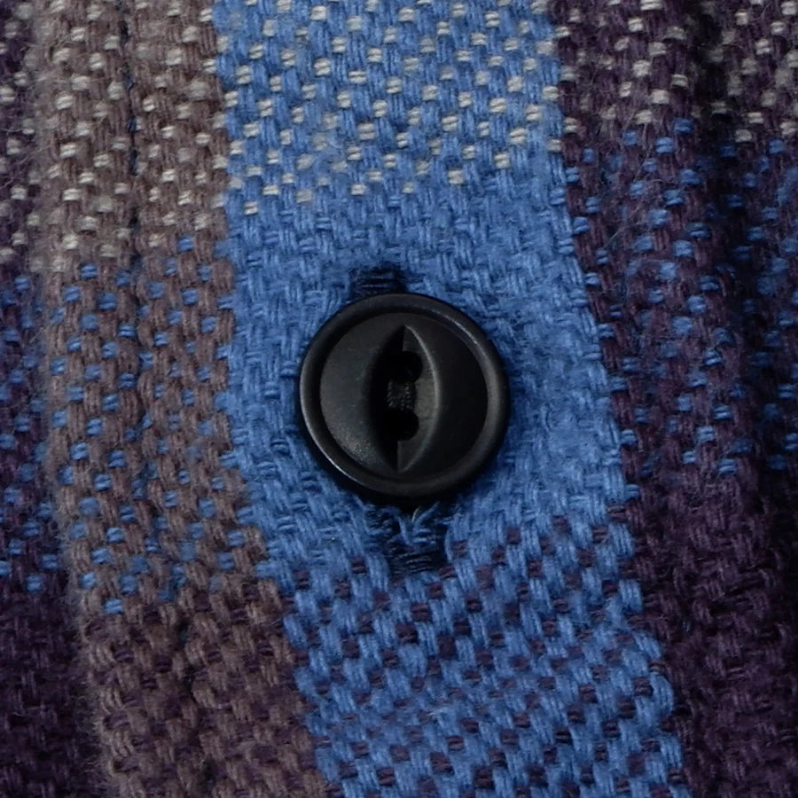 Heavy Flannel Shirt Blue