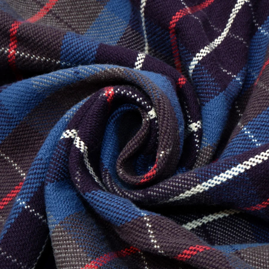 Heavy Flannel Shirt Blue