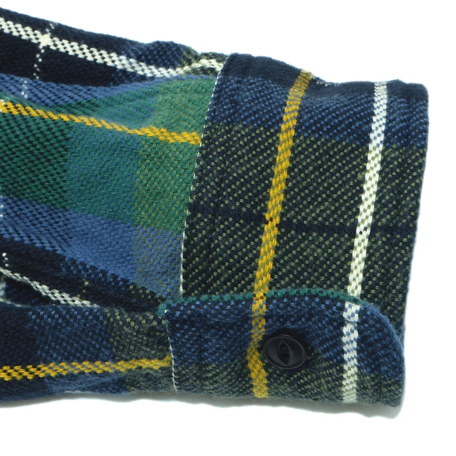 Heavy Flannel Shirt Green