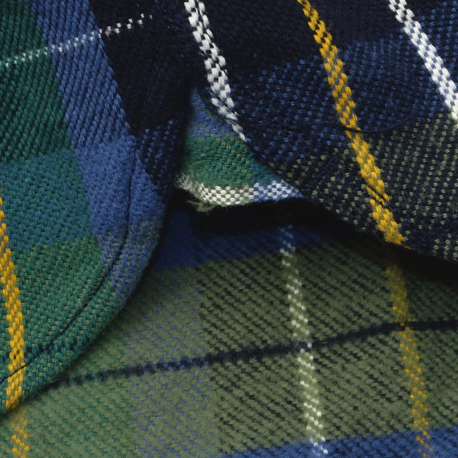 Heavy Flannel Shirt Green