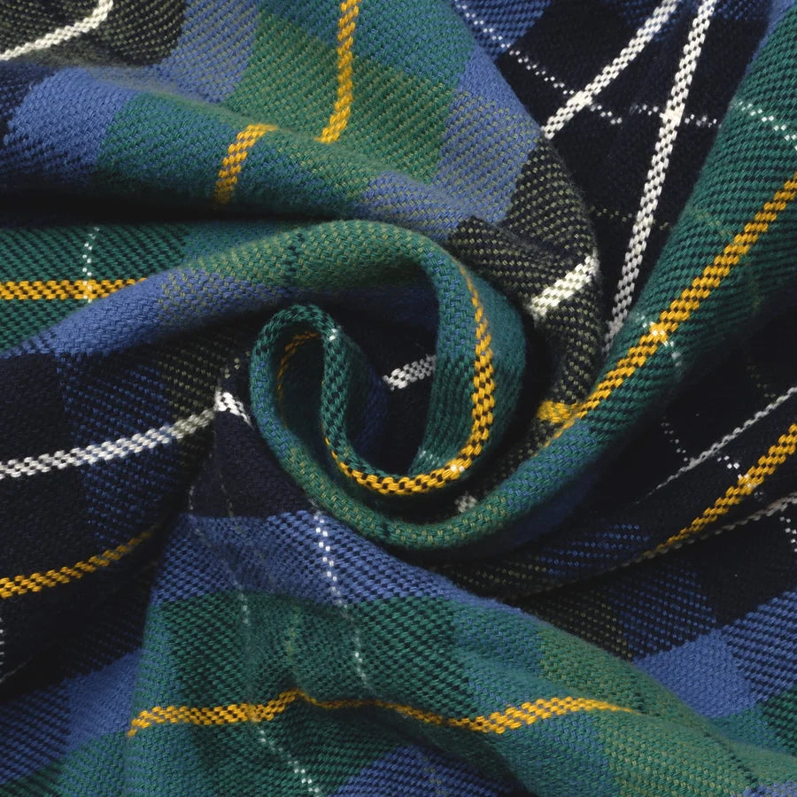 Heavy Flannel Shirt Green