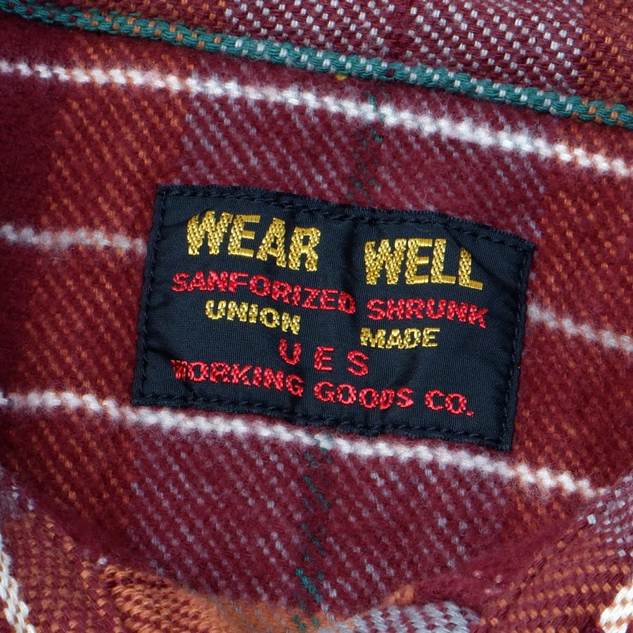 Heavy Flannel Shirt Wine