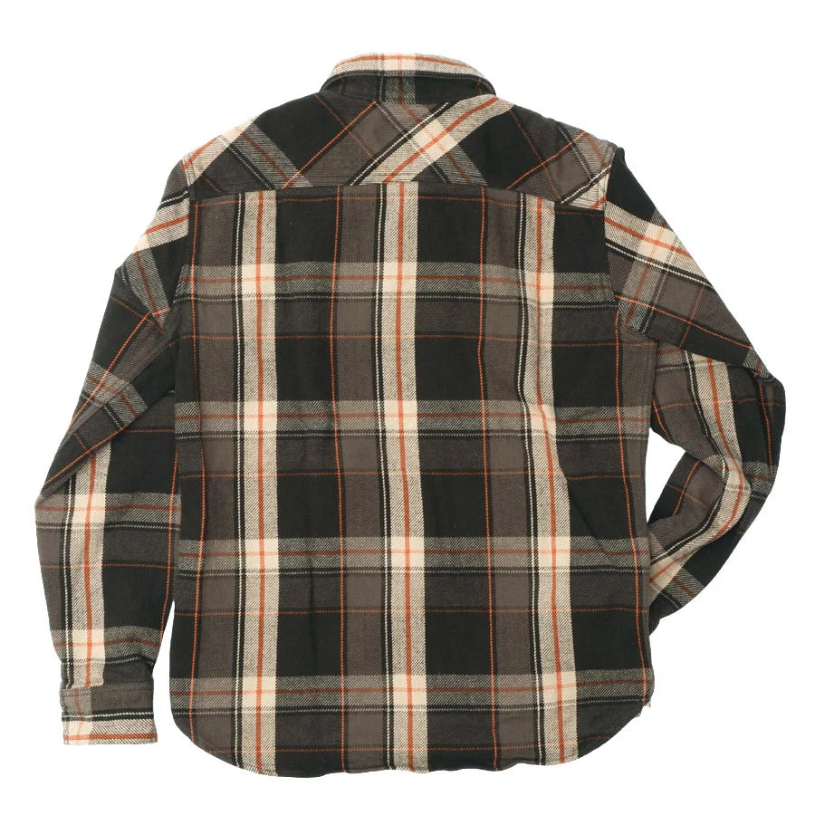 Heavy Flannel Shirt Charcoal