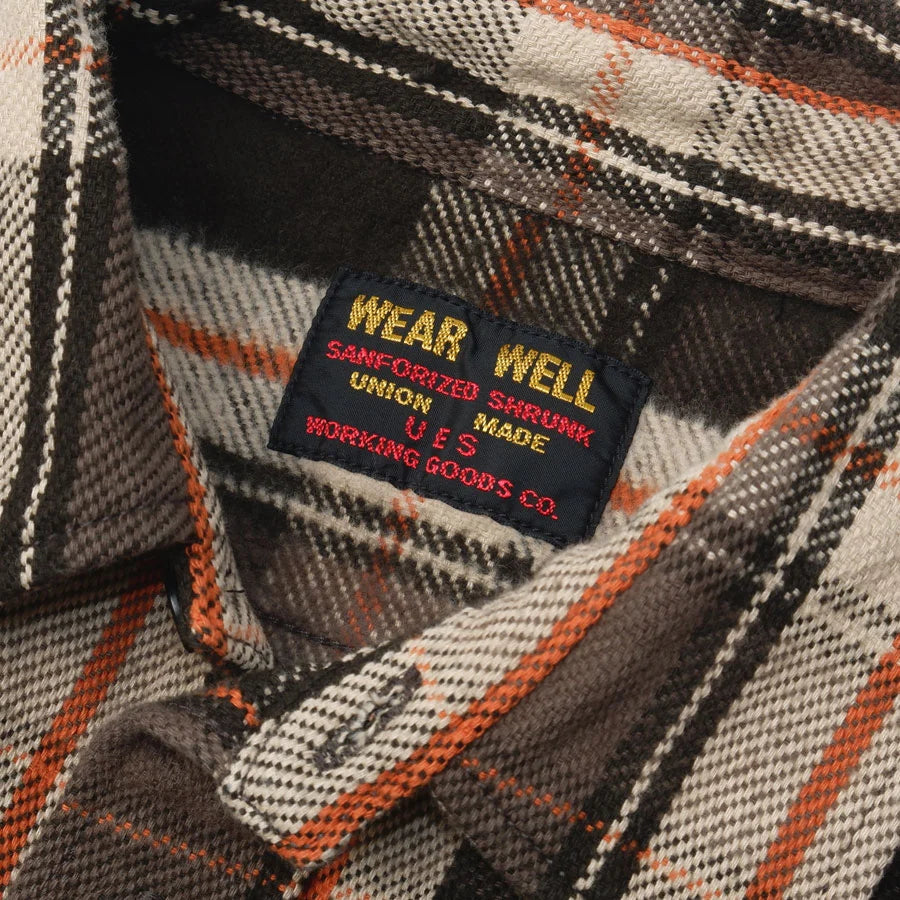 Heavy Flannel Shirt Charcoal