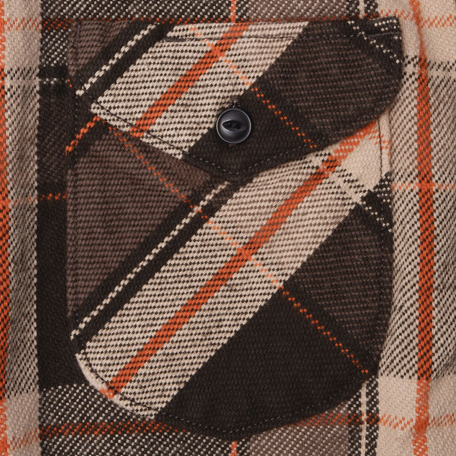 Heavy Flannel Shirt Charcoal