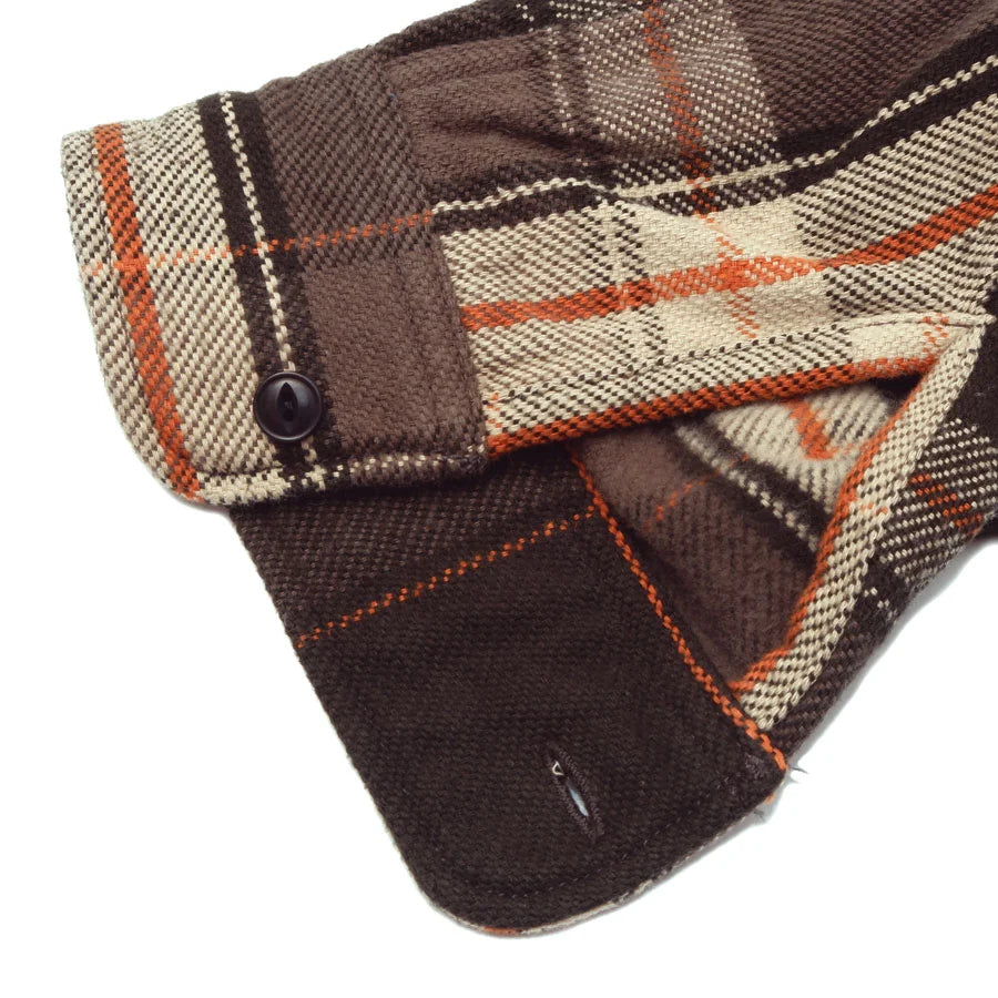 Heavy Flannel Shirt Charcoal