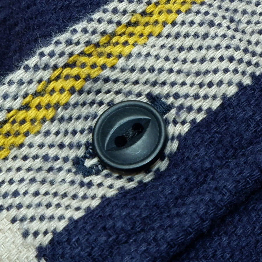 Heavy Flannel Shirt Navy