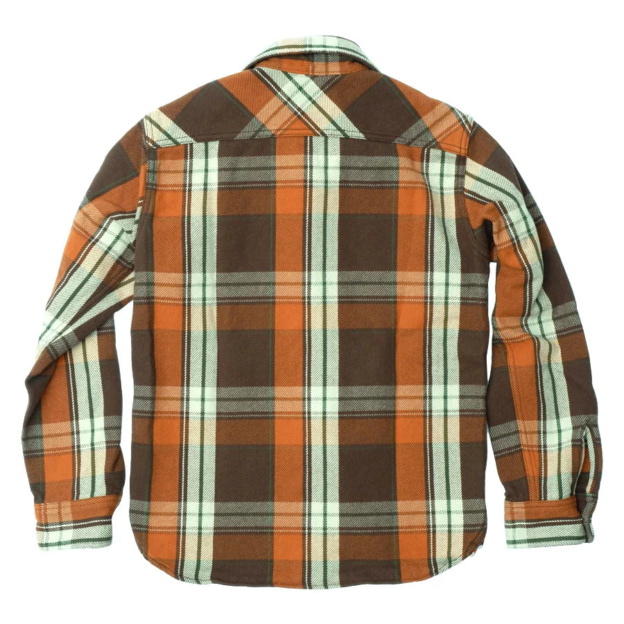 Heavy Flannel Shirt Brown
