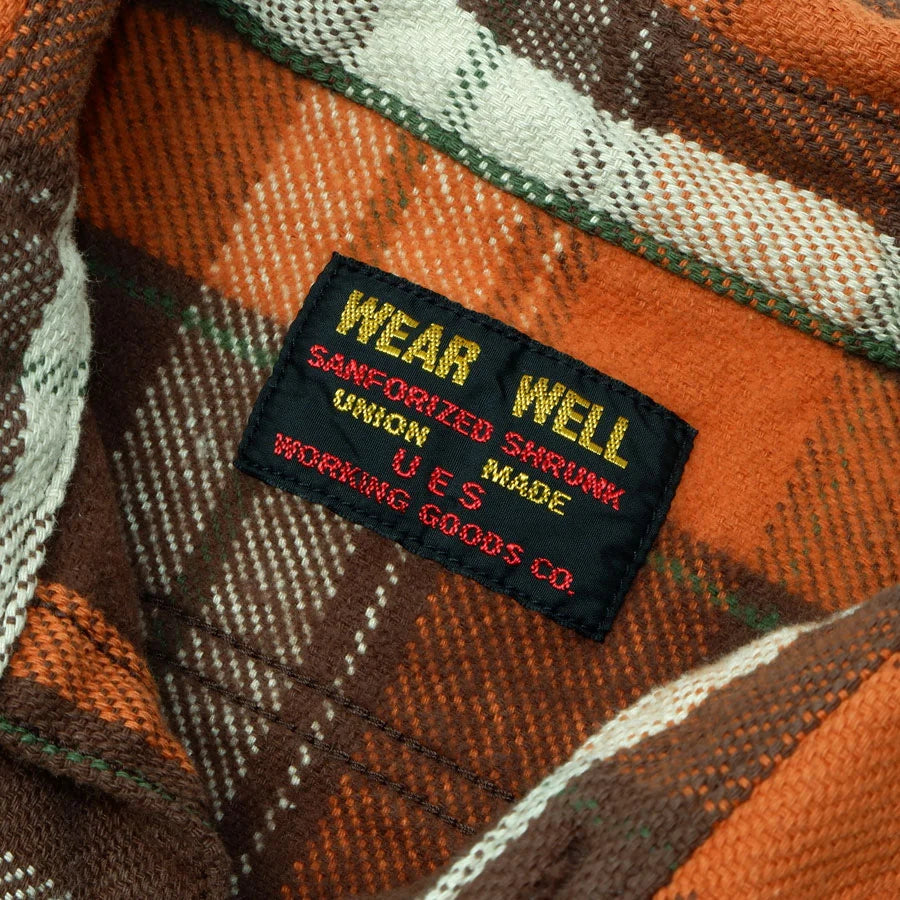 Heavy Flannel Shirt Brown