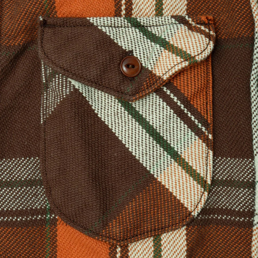 Heavy Flannel Shirt Brown