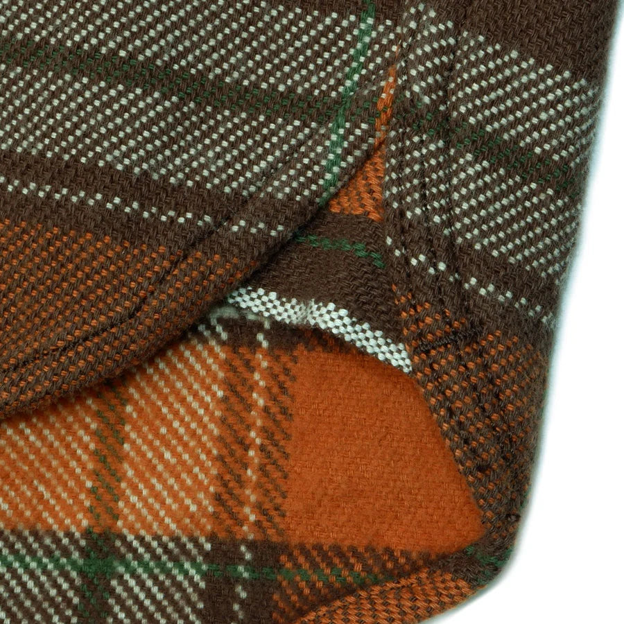 Heavy Flannel Shirt Brown
