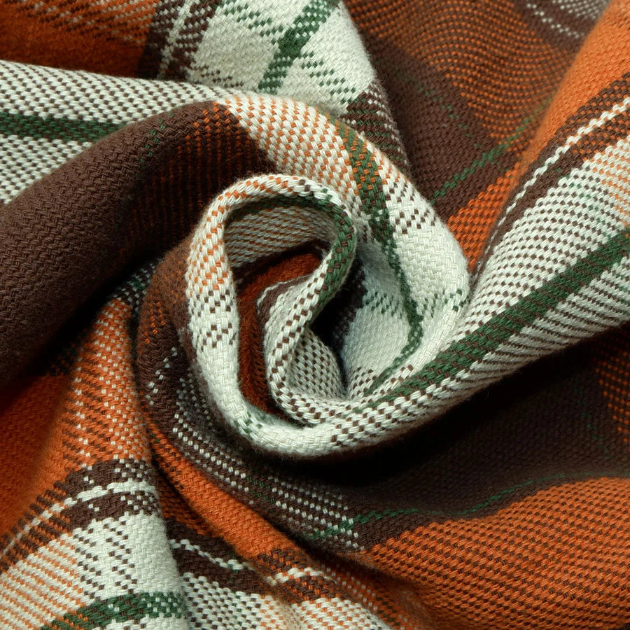 Heavy Flannel Shirt Brown