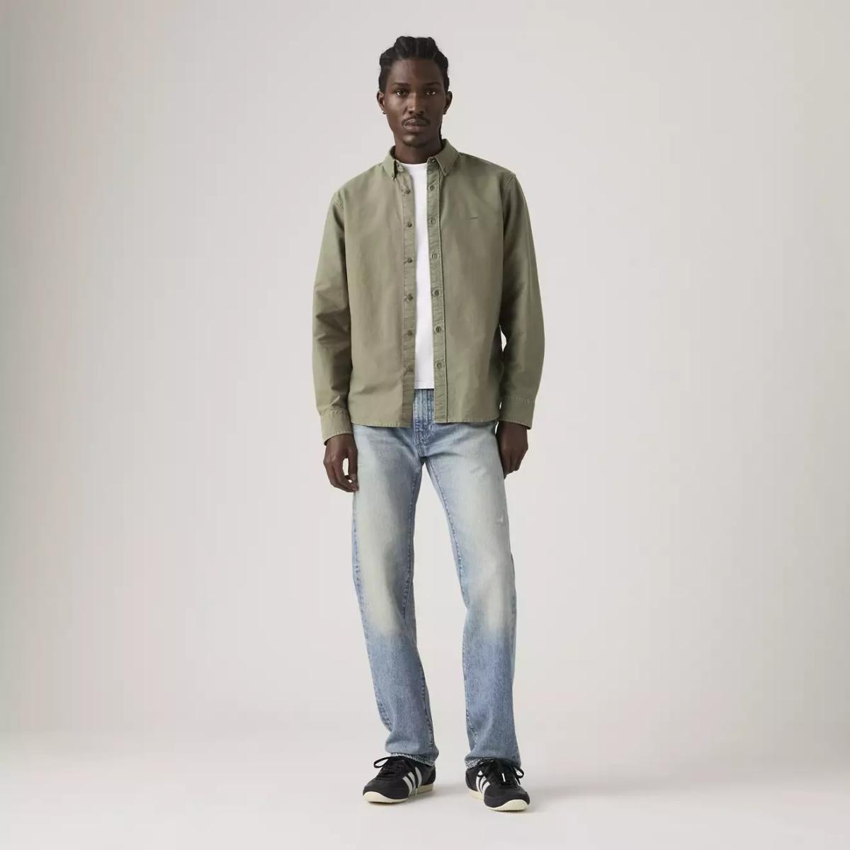 505™ Back At It Distressed Selvedge Medium Wash - Denim