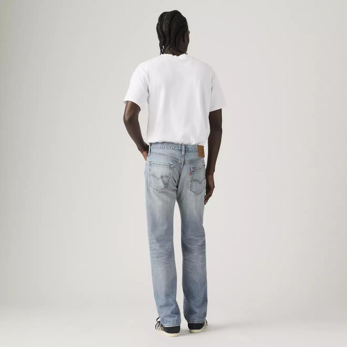 505™ Back At It Distressed Selvedge Medium Wash - Denim