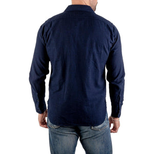 5oz Dobby Cloth Work Shirt Indigo - Shirtis