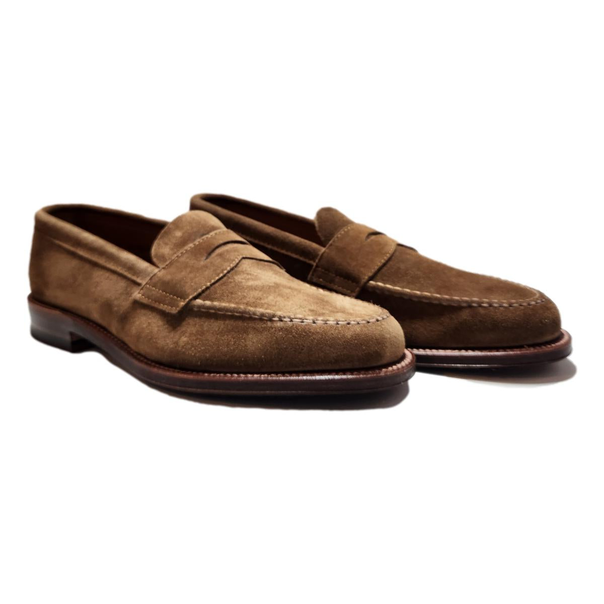 6243F Unlined Leisure Hand Sewn Loafer in Snuff Suede