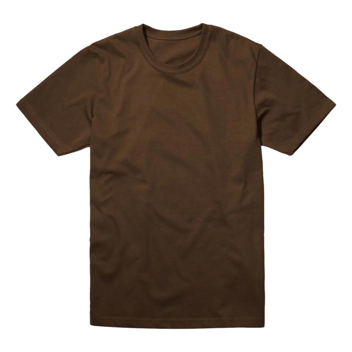8oz Heavyweight Fieldhouse Tee Brown - T Shirts