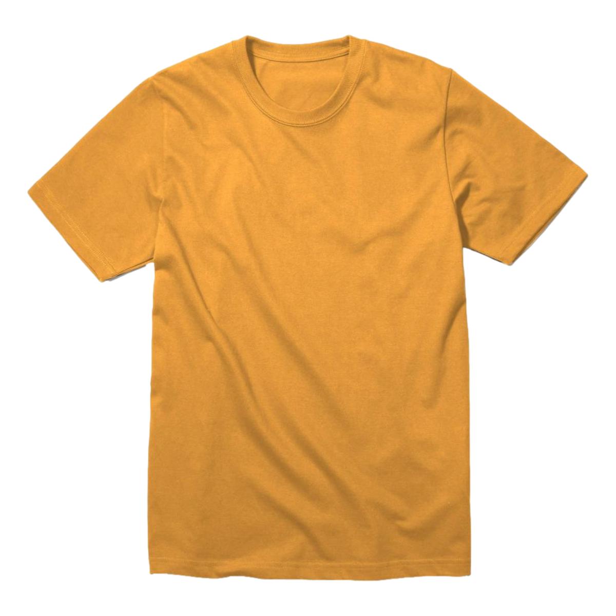 8oz Heavyweight Fieldhouse Tee Mustard - T Shirts