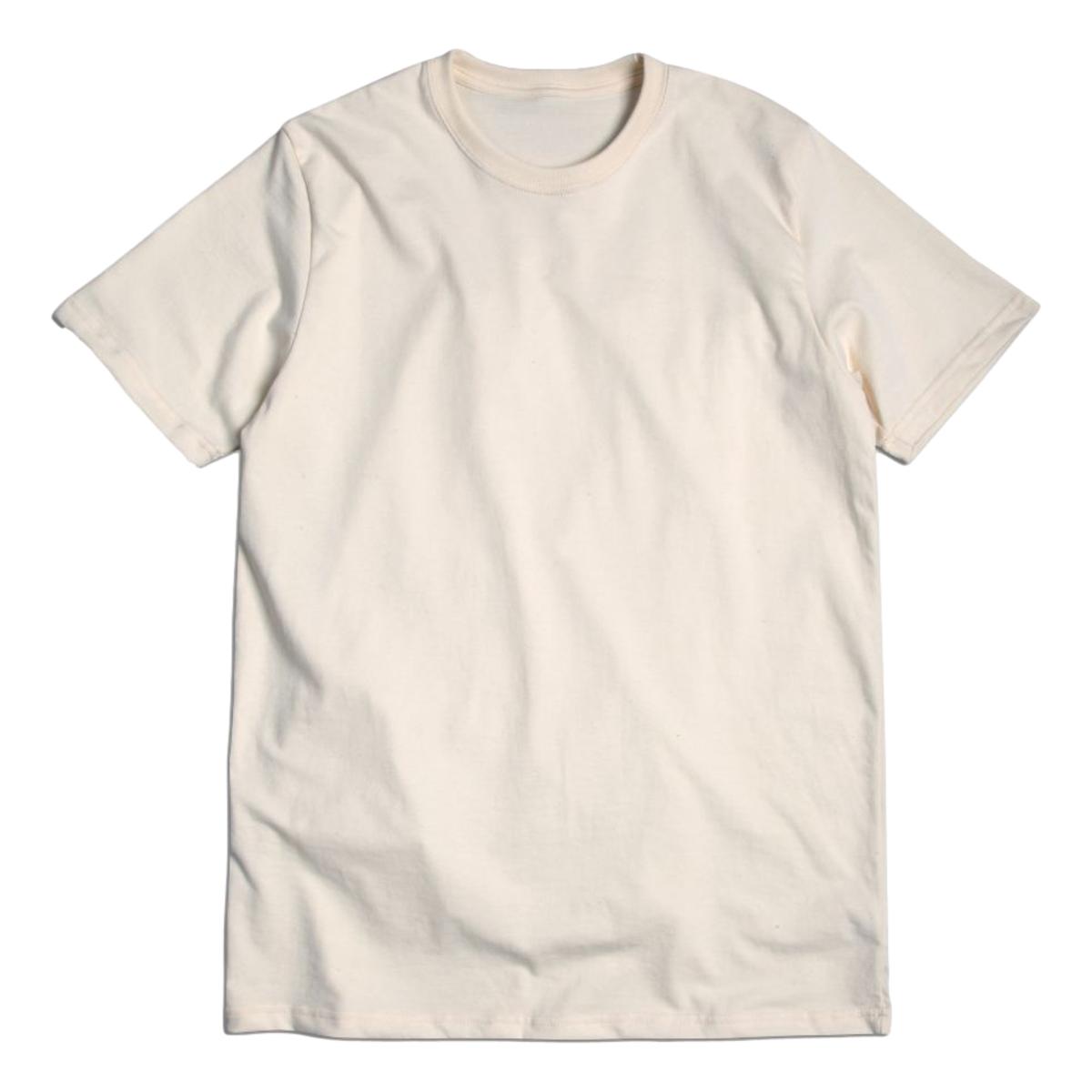 8oz Heavyweight Fieldhouse Tee Natural - T Shirts