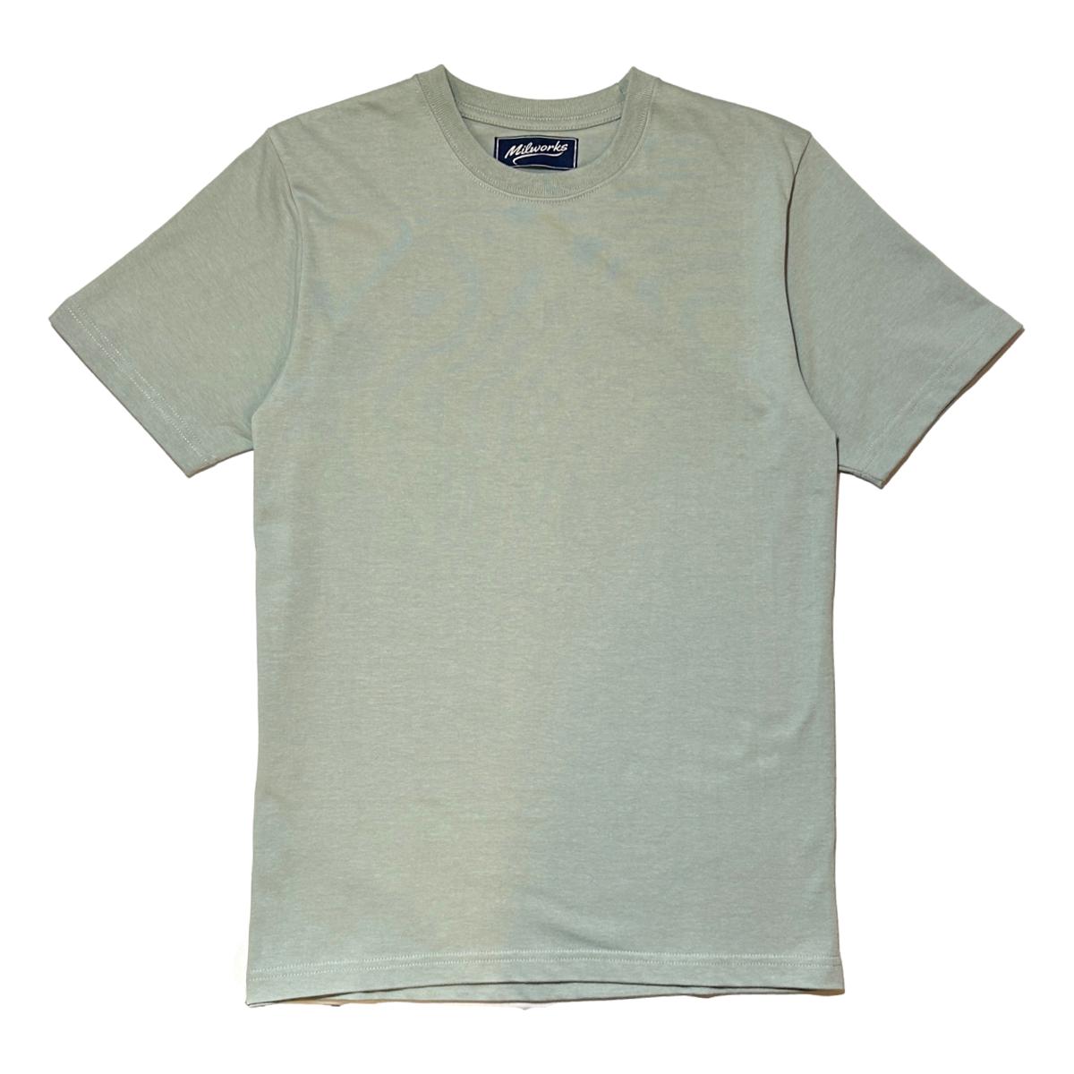 8oz Heavyweight Fieldhouse Tee Sage - T Shirts