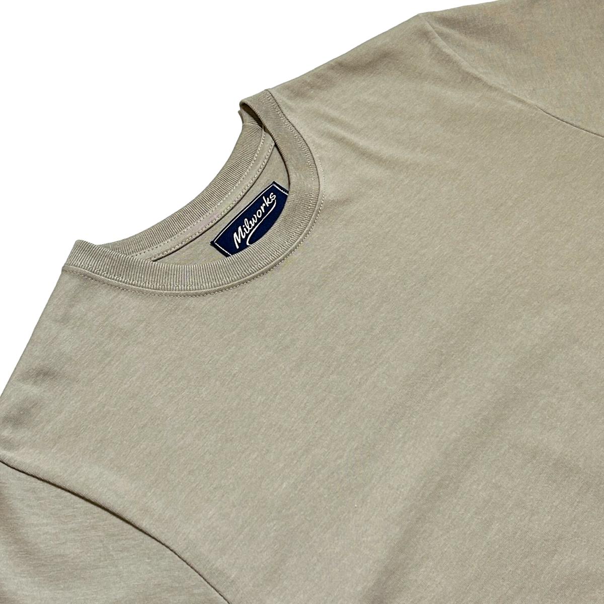 8oz Heavyweight Fieldhouse Tee Sand - T Shirts