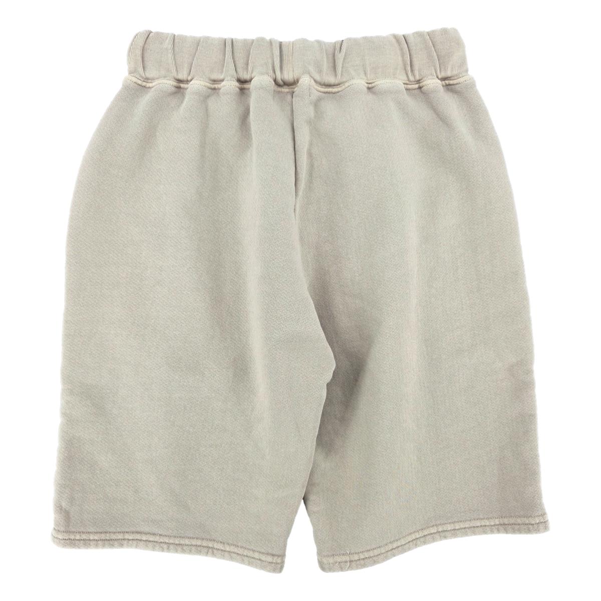 8oz Pigment Dyed Army Gym Short Grey - shorts