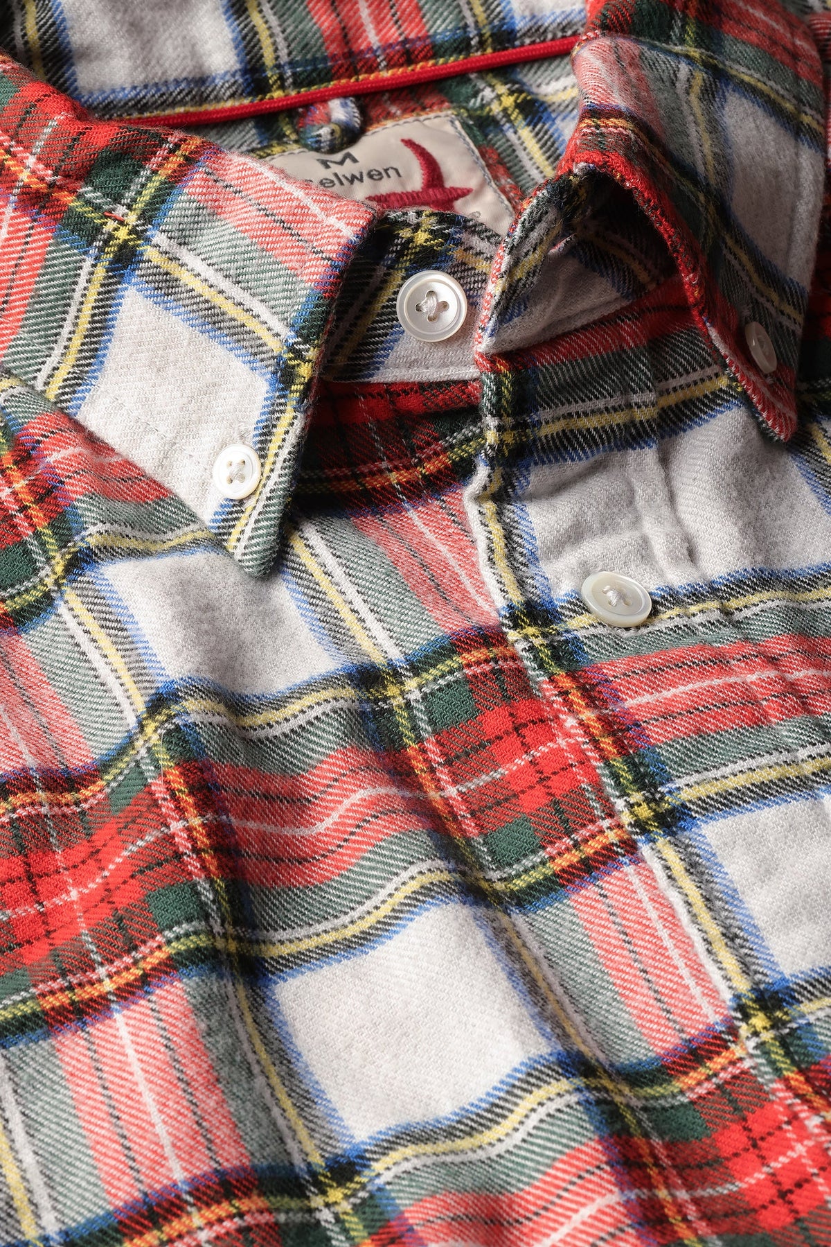 Flyweight Tartans Stone Red Multi