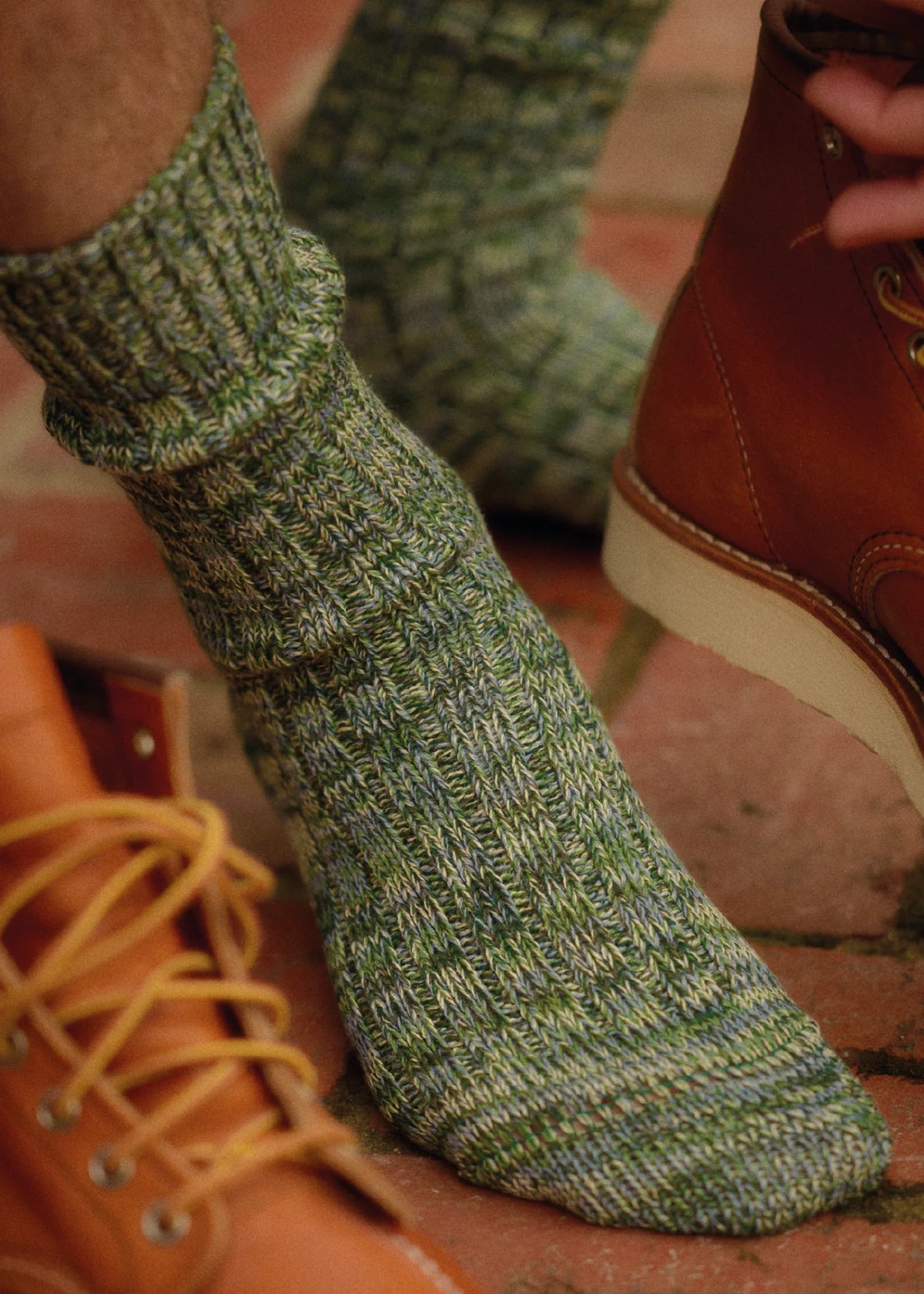 Forest Collection Moss Socks