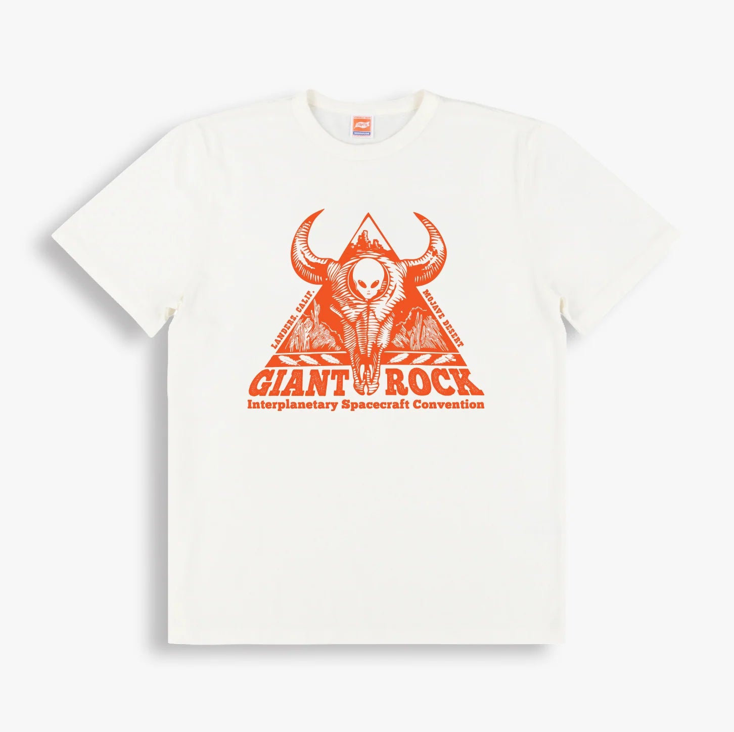 Giant Rock Tee Vintage White
