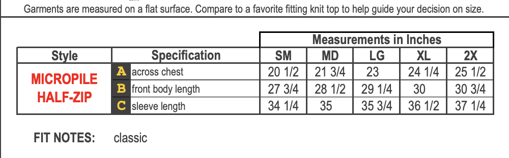 Micropile Half-Zip Lt Char Marl