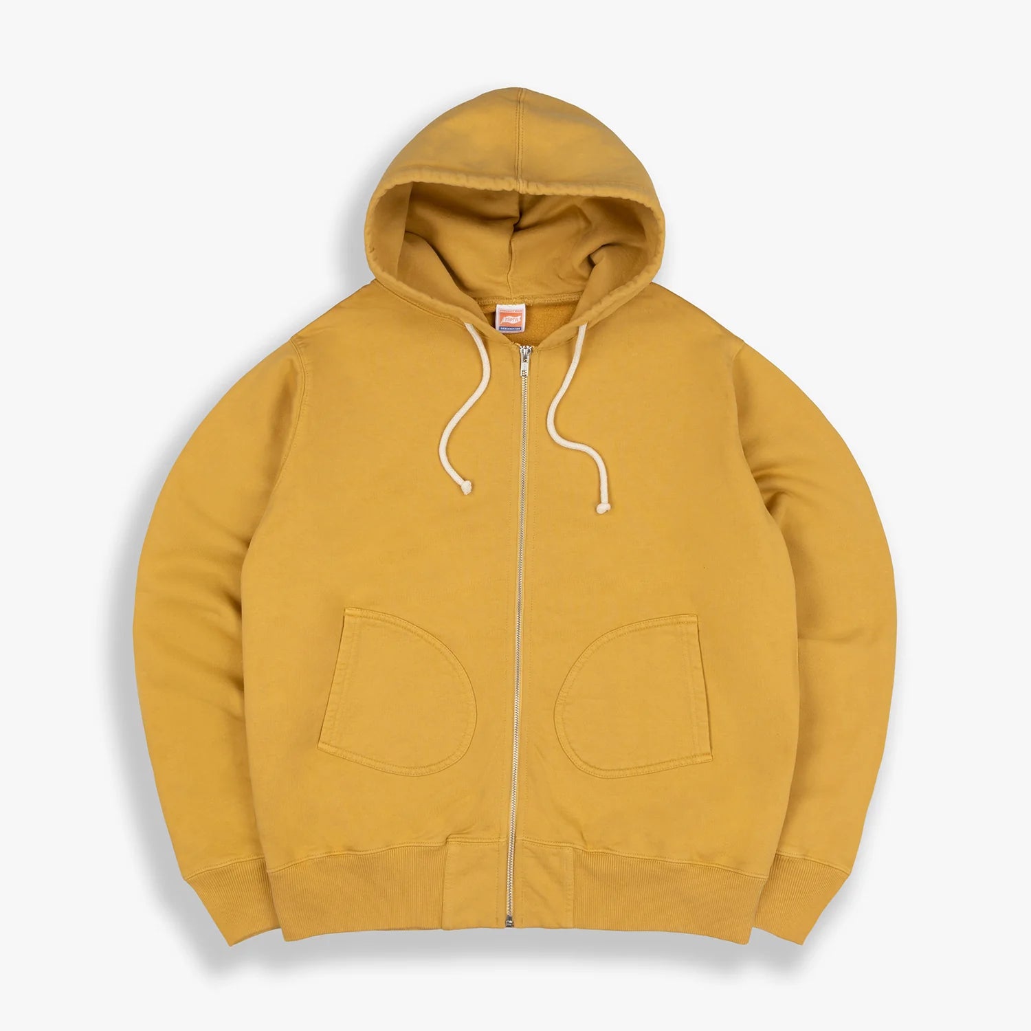 Zip Hooded Sweatshirt Vintage Ochre