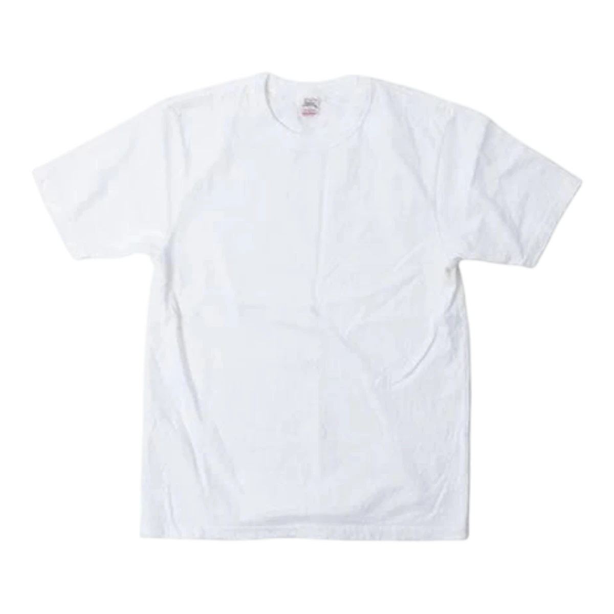 UES MILWORK No.8 Slub Nep Short Sleeve T-Shirt in white, made from durable 9.5 oz cotton with a unique textured slub and nep finish.