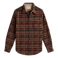 Abstract Geometric Wool Shirt - Shirts