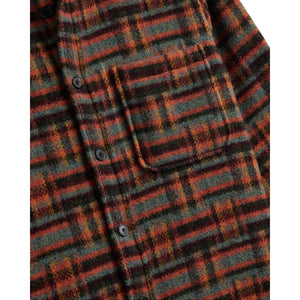 Abstract Geometric Wool Shirt - Shirts