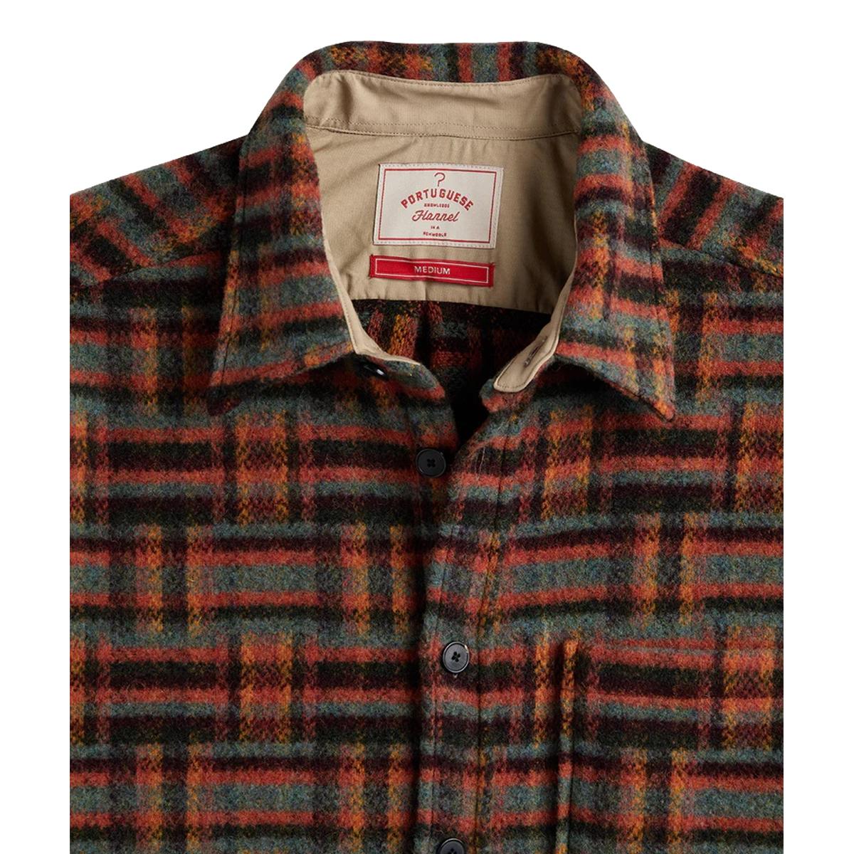 Abstract Geometric Wool Shirt - Shirts