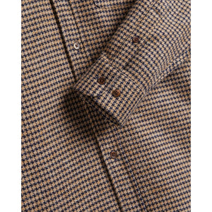 Abstract Pied Poule Navy Shirts