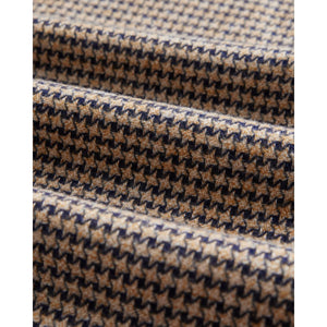 Abstract Pied Poule Navy Shirts