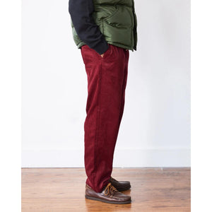 Active Lazy Pants Burgundy Corduroy - Pants