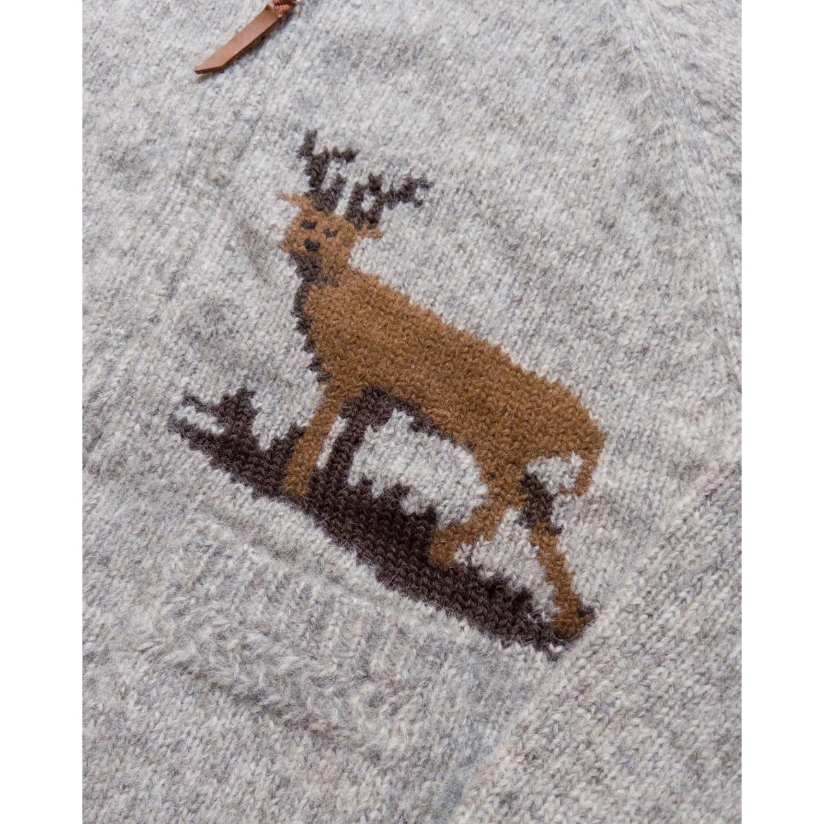 Alpaca Cardigan Stag - Sweater
