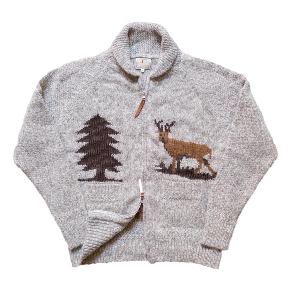 Alpaca Cardigan Stag - Sweater