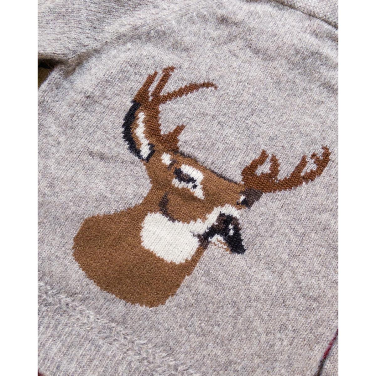 Alpaca Cardigan Stag - Sweater
