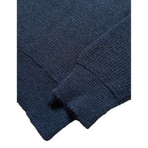 Alpaca Submariner Henley Vintage Navy - Sweater