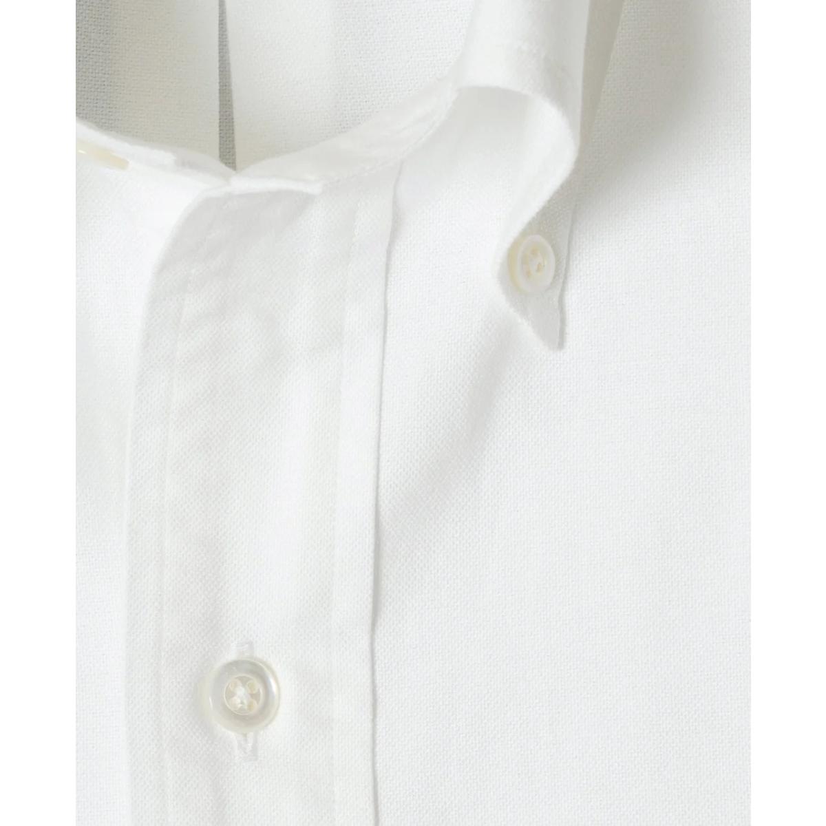 Ametora Button-Down Selvedge Oxford Shirt White - Shirts