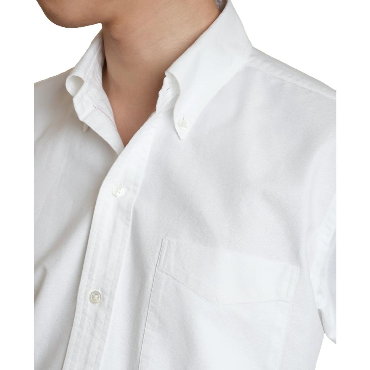 Ametora Button-Down Selvedge Oxford Shirt White - Shirts