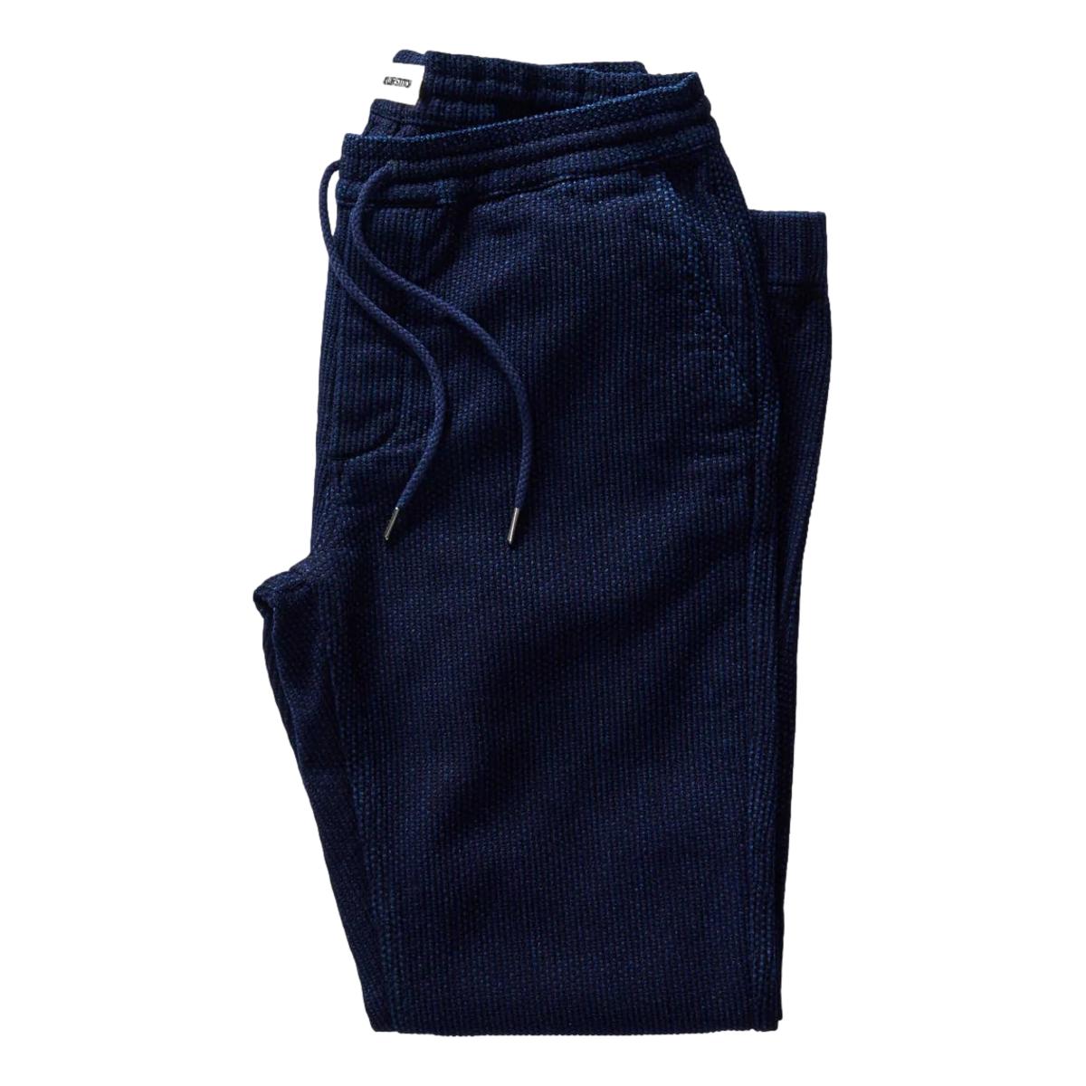 Après Pant Rinsed Indigo Sashiko - Pant