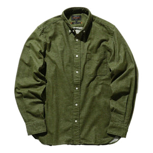 B.D. Flannel Solid Olive - Shirts