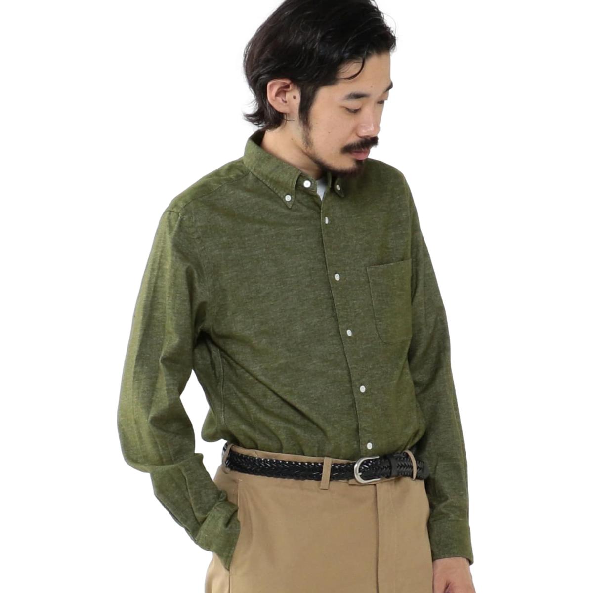 B.D. Flannel Solid Olive - Shirts