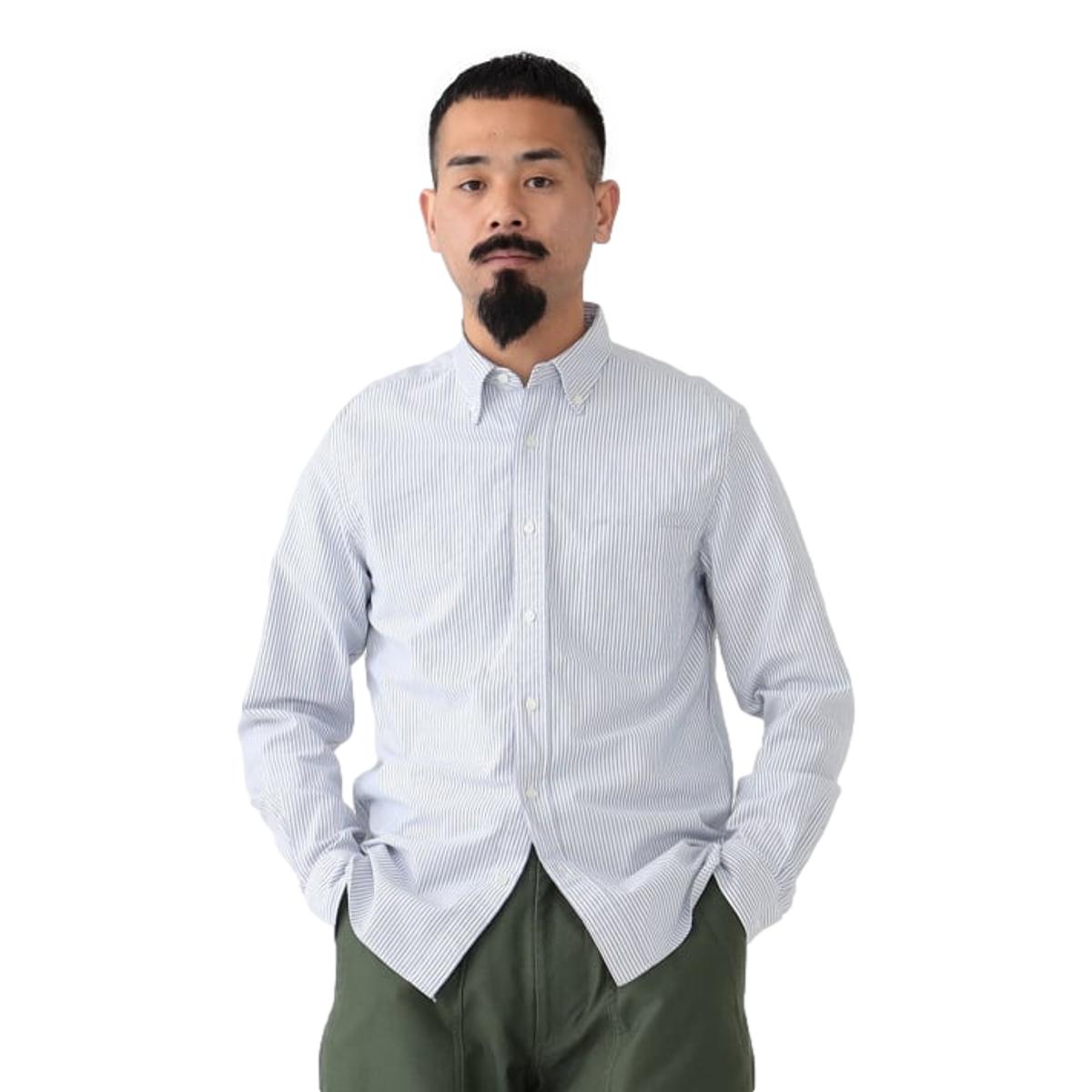 B.D. Oxford Candy Stripe Blue - Shirts