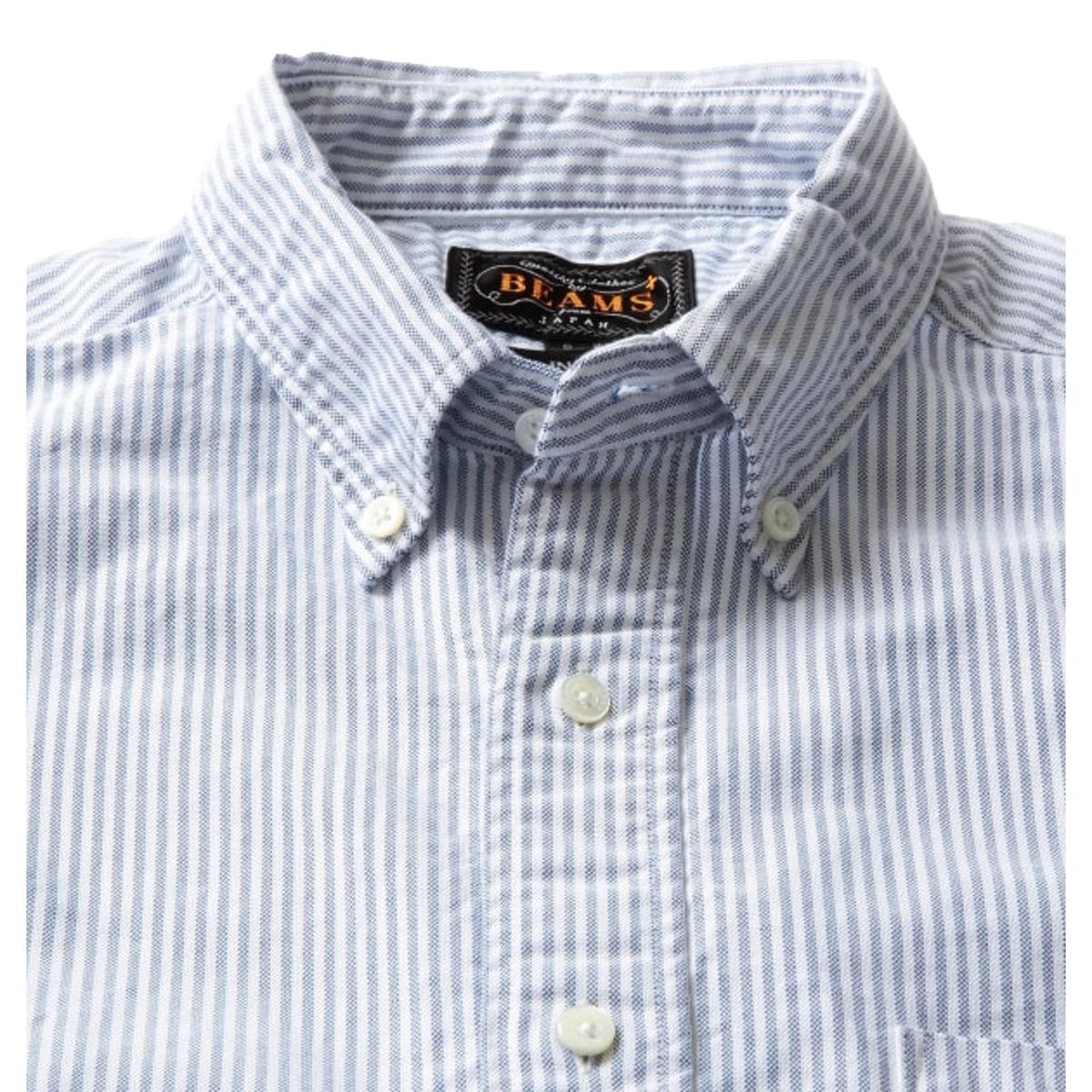 B.D. Oxford Candy Stripe Blue - Shirts